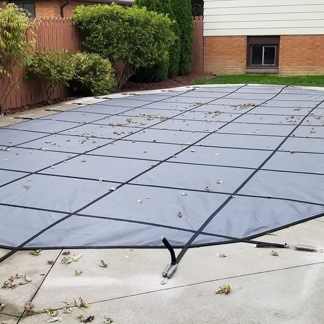 Fall pool closing & winter cover