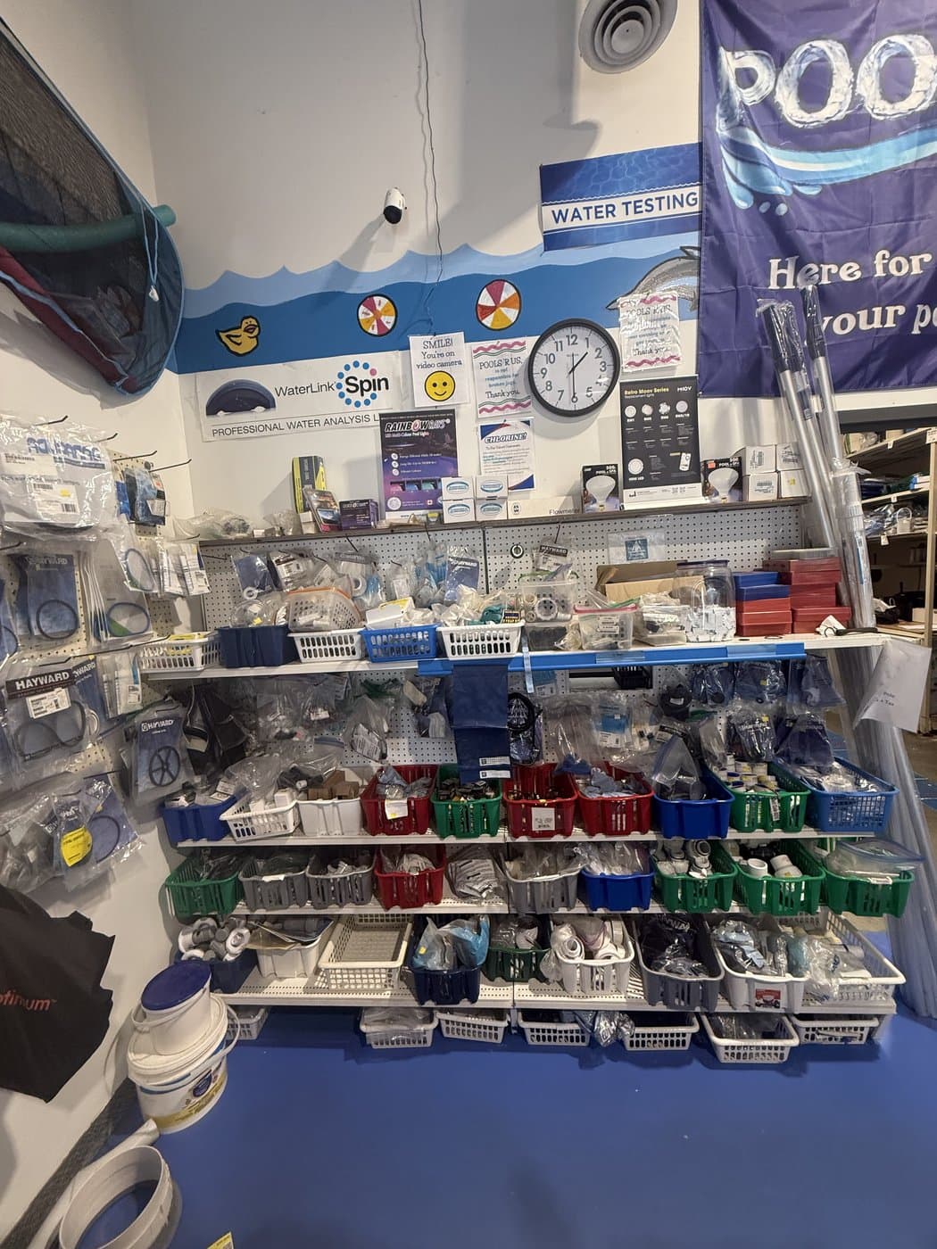 Accessories pegboard