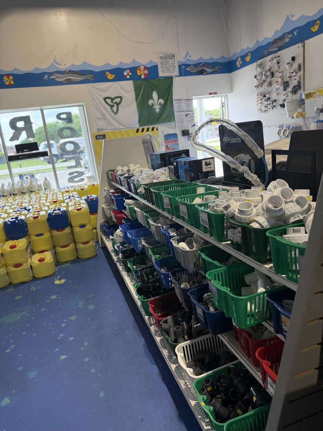 Store aisle