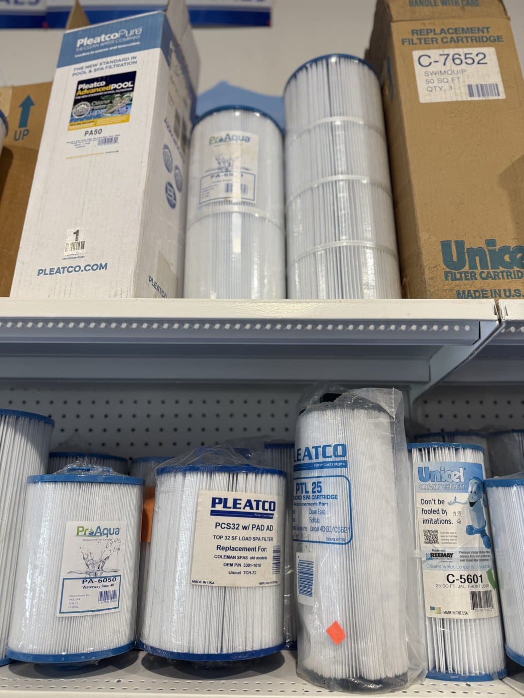 Filter cartridges in stock