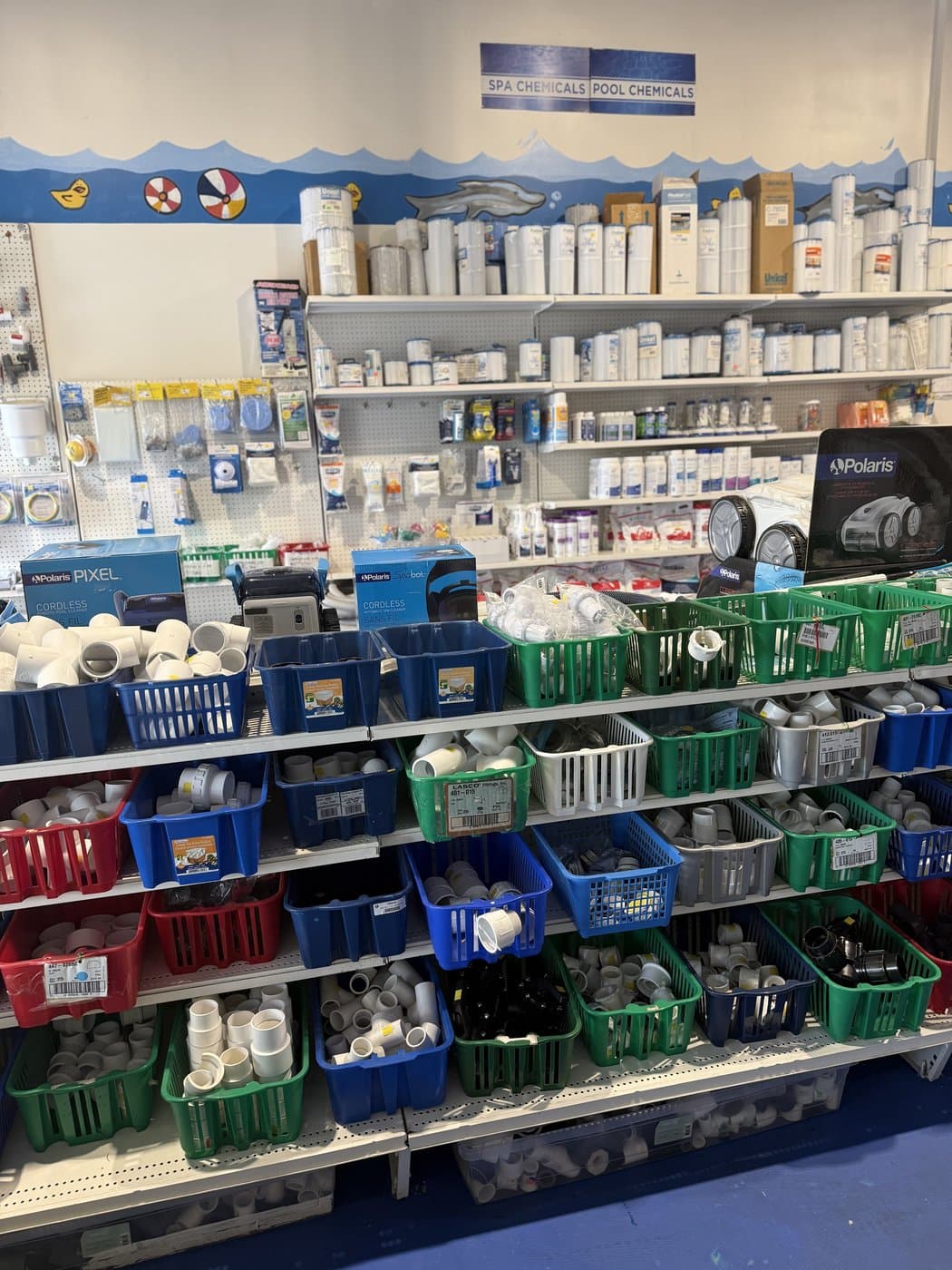 Parts & accessories shelving