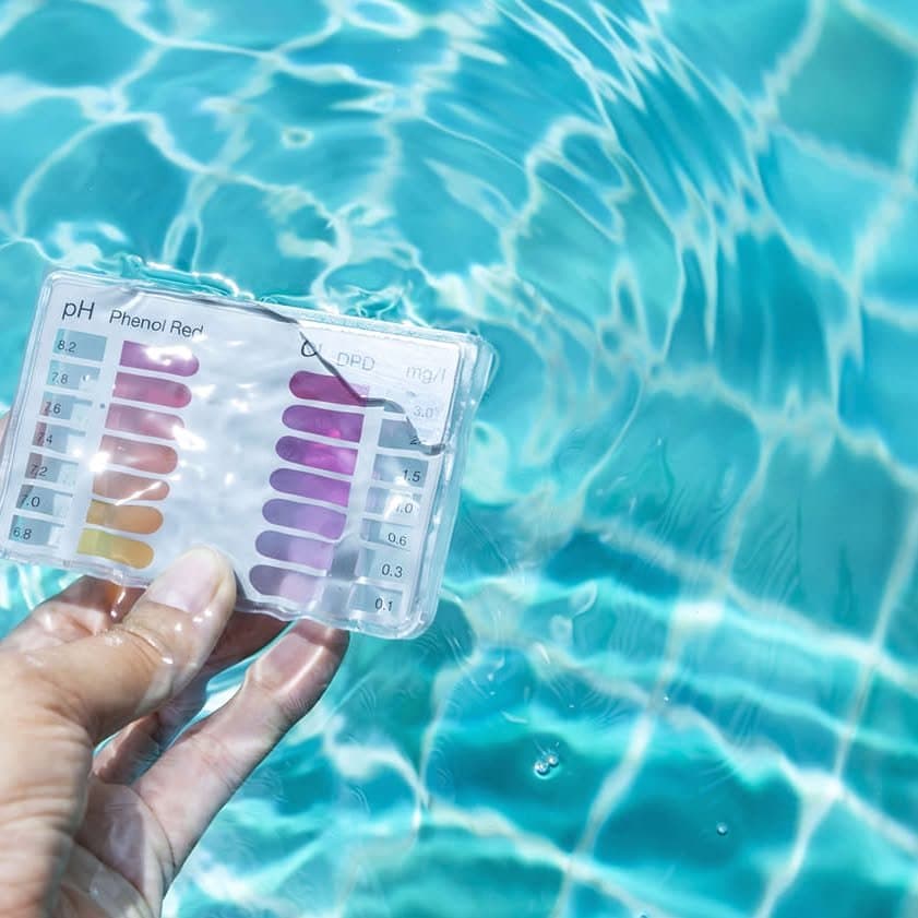 Free pool water testing with any chemical purchase